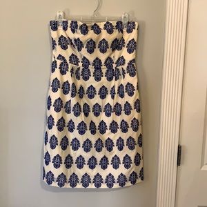 Strapless J-Crew dress